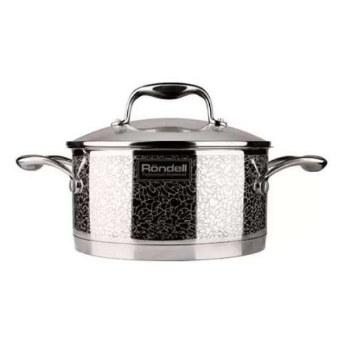 Кастрюля Rondell Vintage RDS-344 5л серебристый