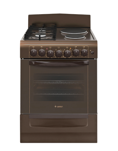 Комбинированная плита Gefest ПГЭ 6112-02 0137 коричневый