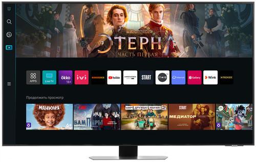 55" (138 см) Телевизор Samsung QE55QN90DAUXRU серебристый
