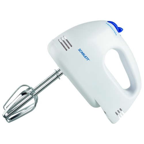 Миксер ручной Scarlett SC-HM40S03 белый/синий