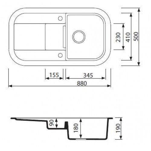 Кухонная мойка Marmorin Laver 510 513 004 Brown