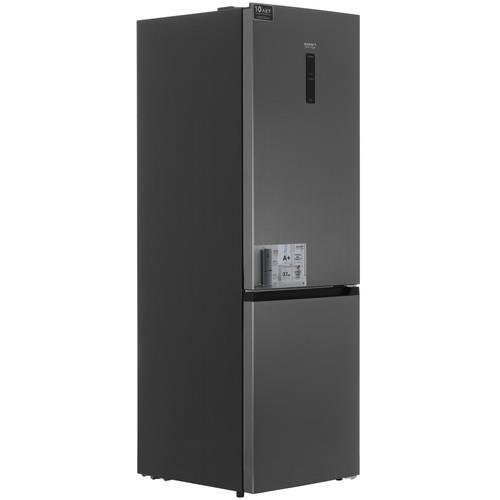 Холодильник с морозильником KRAFT Technology TNC-NF412XI серый