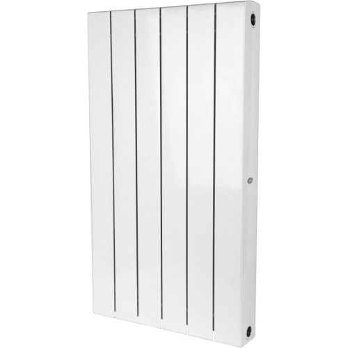 Биметаллический радиатор отопления Rifar Supremo 800 боковое подключение 7 секций белый RAL 9016
