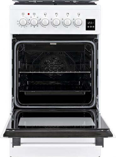 Комбинированная плита Weissgauff WCS K2K59 WGE белый