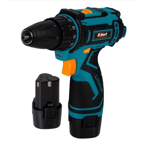 Дрель-шуруповерт Bort BAB-12x2Li-FD (93413151)