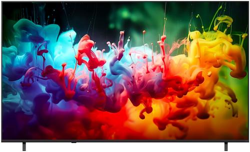 85" (214 см) Телевизор LG 85QNED70B6A черный