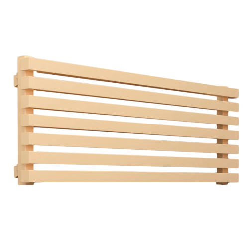 Стальной трубчатый радиатор КЗТО Quadrum 40 H 1500-2 светло-бежевый муар