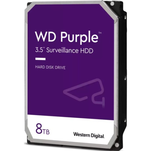 HDD Western Digital WD85PURZ 3.5" 8TB Purple Surveillance SATA 6Gb/s - 5640 rpm