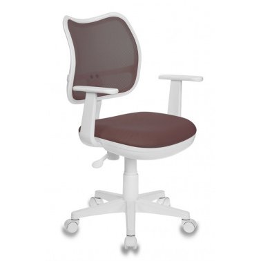 Кресло детское Бюрократ CH-W797/BR/TW-14C спинка сетка коричневый сиденье коричневый TW-14C (пластик белый)