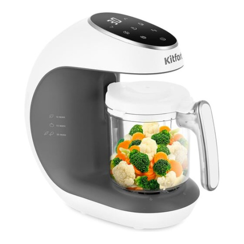 Блендер-пароварка KITFORT КТ-2322-1 белый