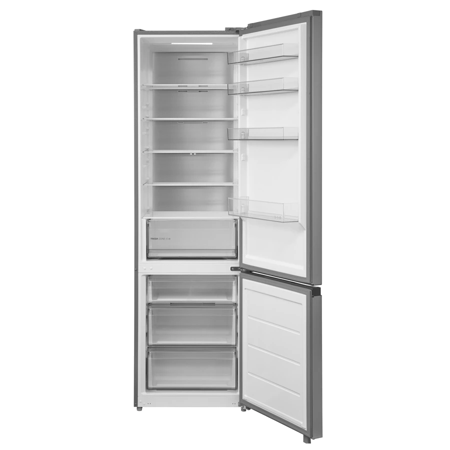 Холодильник с морозильником Midea MDRB510FGF46IDM серебристый Холодильник с морозильником Midea MDRB510FGF46IDM серебристый — Внешний вид с другого ракурса