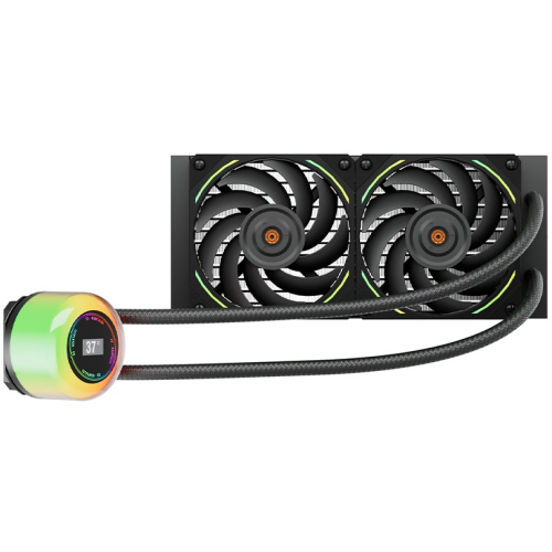 СВО 1STPLAYER CC 240 Black (CC-240-BK) / 2x120mm, ARGB