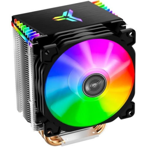 Кулер JONSBO CR-1400 ARGB(Black) ARGB (160W, 4-pin PWM, 126mm, Al/Cu, 4x6mm, 1x92mm, 36.0CFM, 30.5dBA, 2300RPM)