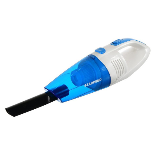 Пылесос автомобильный Starwind CV-140 белый/синий