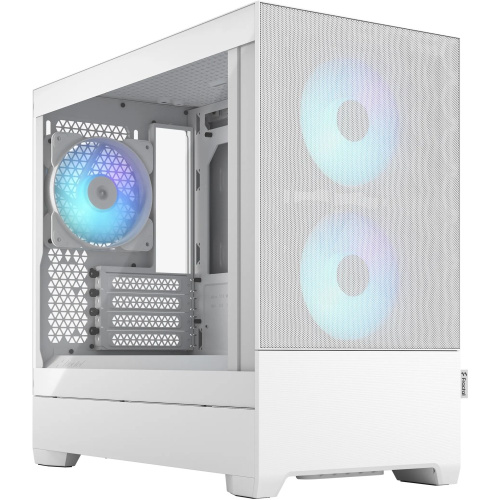 Корпус Fractal Design PoP Mini Air RGB (FD-C-POR1M-01) White TG белый без БП ATX 3x120mm 2xUSB3.0 audio bott PSU