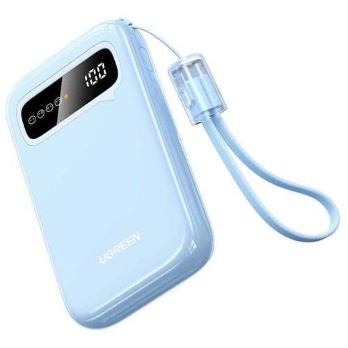 Внешний аккумулятор UGREEN CD384 (45423B) 10000mAh Mini Quick Charging 20W Power Bank синий