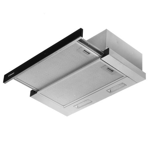 Вытяжка телескопическая Hansa OTP6651BGH серебристый/черный