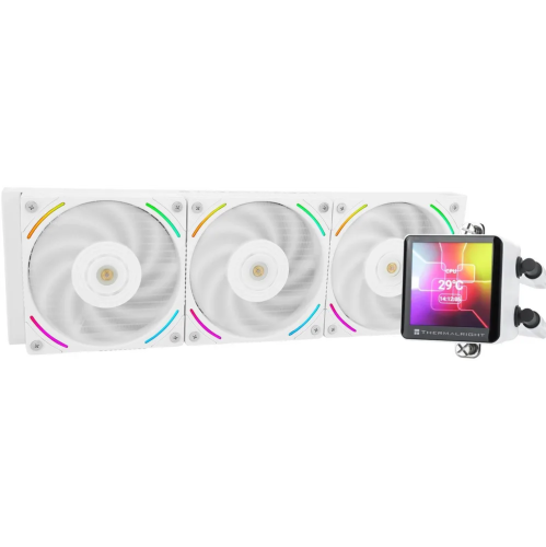 СВО Thermalright Frozen Vision 360 ARGB (F-Vision-360-WH) Soc-AM5/AM4/1151/1200/2066/2011/1700 белый 4-pin 28dB Al LCD Ret