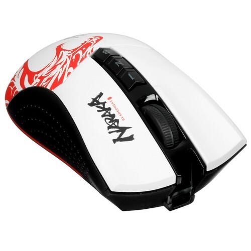Мышь беспроводная A4Tech Bloody R90 Plus Naraka  белый