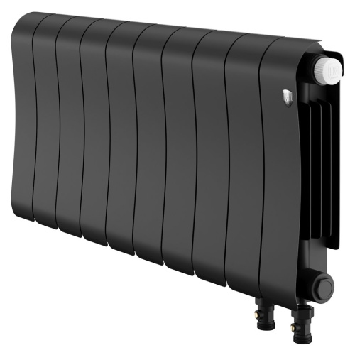 Биметаллический радиатор отопления Royal Thermo Infinity 300 Noir Sable VR80 10 секций