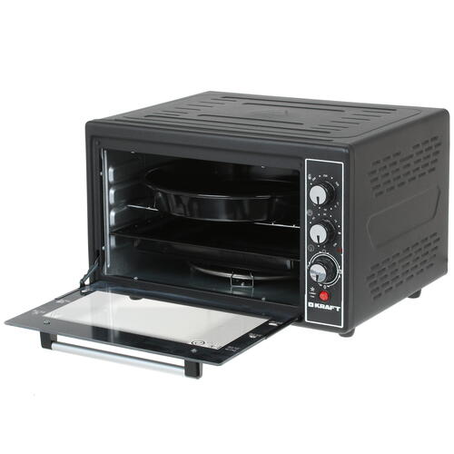 Печь электрическая Kraft KF-MO3802KBL черный