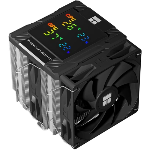 Кулер Thermalright Peerless Assassin 120 Digital Black LGA115X/1200/1700/1851AM4/AM5 (Dual Tower, 2x120mm PWM Fan, медное основание, 6 тепл. трубок)