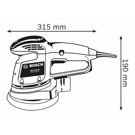 ЭШМ Bosch GEX AC 34-150 (0601372800)