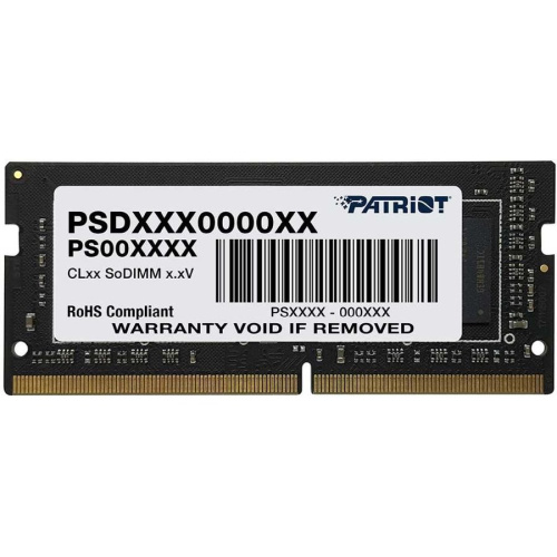 ОЗУ Patriot PSD416G266681S DDR4 16Gb 2666MHz PC4-21300 CL19 SO-DIMM RTL