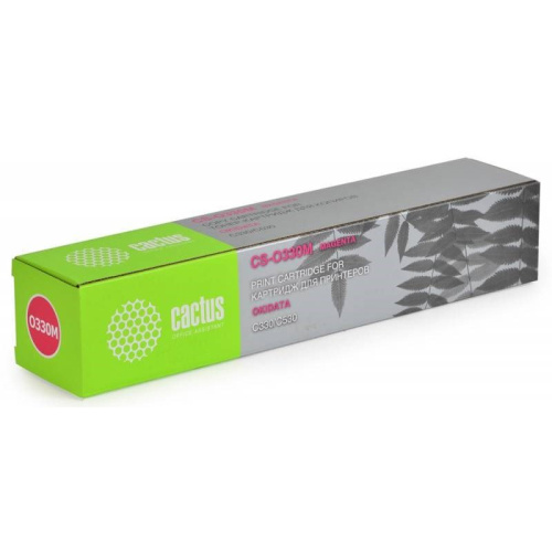 Тонер-картридж Cactus CS-O330M для OKI C330/C530 пурпурный 3000 страниц