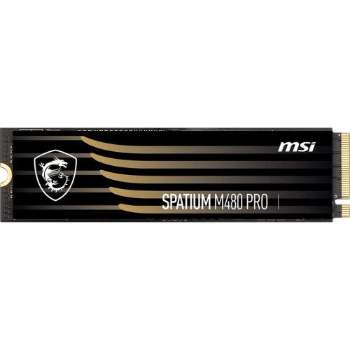 SSD MSI Spatium M480 (S78-440Q600-P83) 2Тб 3D NAND 5500 Мб/сек. 7000 Мб/сек. TBW 1400 Тб 1600000 ч.