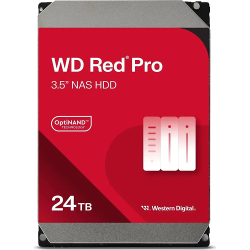 HDD WD Red Pro WD241KFGX, 24ТБ, SATA III, 3.5"