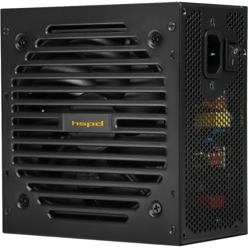 Блок питания HSPD HSI-650BS-BK 650W 80+ Bronze (ATX, 2.31, Semi-modular, 1x24(20+4)pin 550mm, 1xCPU*2 8(4+4)pin 600+150mm, 1xPCIe*2
