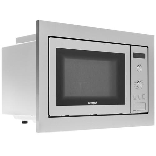 Встраиваемая микроволновая печь Weissgauff HMT-255 серебристый