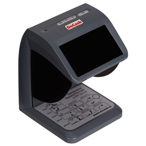 Детектор банкнот Docash mini IR/UV/AS просмотровый мультивалюта