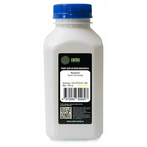 Тонер Cactus CS-TKYCUY-100 желтый для Kyocera Color Universal