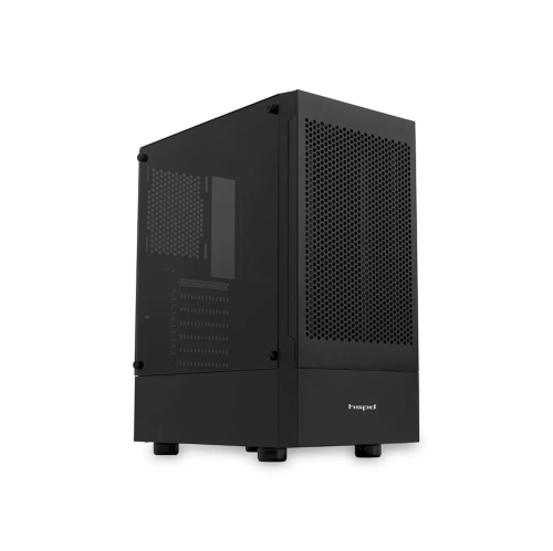 Корпус HSPD M540 (M540-TGBK), без БП, Mesh Mid Tower, Black, TG, 0.45 SPCC, no fans, ATX, mITX, 160/300/150mm, 2x2.5", 7xPCI, 1xUSB-A 3.0