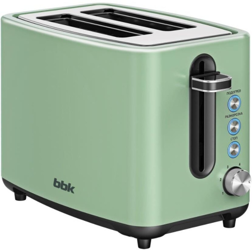 Тостер BBK TR85 серо-зеленый