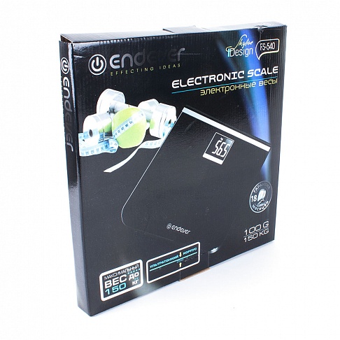 Весы напольные Endever Skyline FS-540 черный