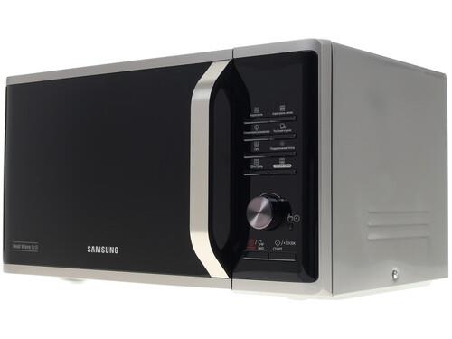 Микроволновая печь Samsung MG23K3575AS серебристый Микроволновая печь Samsung MG23K3575AS серебристый — Корпус и элементы управления