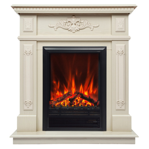 Электрокамин RealFlame Lilian WT жемчуг с очагом Eugene