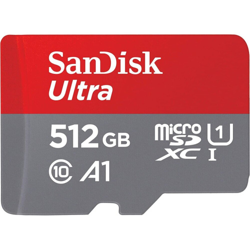 Карта памяти SanDisk (SDSQUAC-512G-GN6MN) 512GB microSDXC Class 10 Ultra UHS-I A1 140MB/s