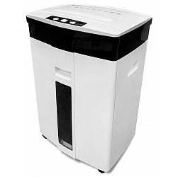 Шредер ГЕЛЕОС УМ28-5, DIN P-5 (5 ур-нь секр.), фрагмент 1,9х12мм, 13-14 лист (70г/м2), CD/пл.карты/скрепки/скобы, 28 литров