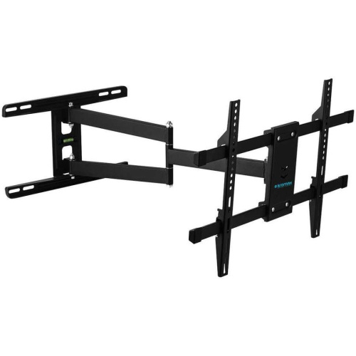 Кронштейн для телевизора Kromax DIX-20 черный 22"-65" до45кг поворотно-выдвижной и наклонный