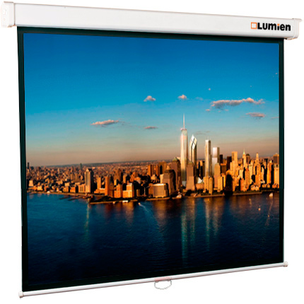 Экран Lumien 244x244см Master Picture LMP-100106 1:1 настенно-потолочный рулонный