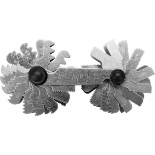 Резьбомер метрический Yato YT-29984 и Витворта 52 лезвия 4,0-62,0мм