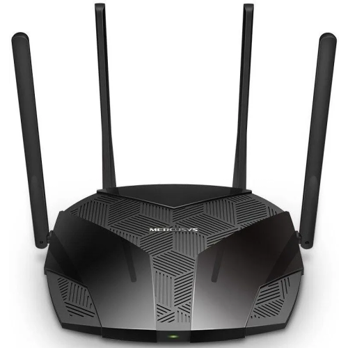 Роутер Mercusys MR80X AX3000 10/100/1000BASE-TX черный