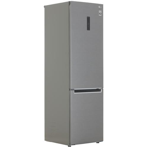 Холодильник с морозильником LG GA-B509MLSL серый