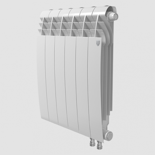 Биметаллический радиатор отопления  Royal Thermo Biliner 500 Vr 6 Секций Bianco Traffico