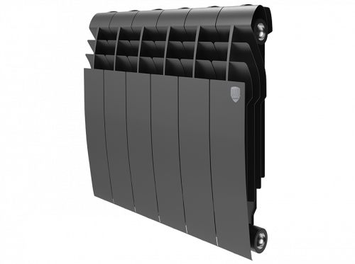 Биметаллический радиатор отопления  Royal Thermo Biliner 350 8 Секций Noire Sable