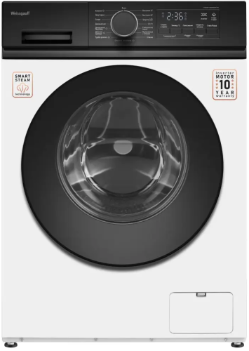 Стиральная машина Weissgauff WM 601411 Inverter Steam Grey